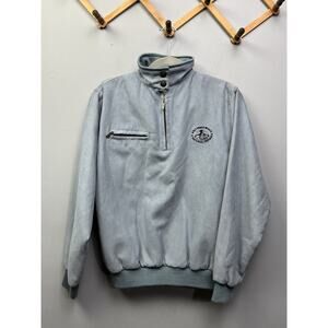 AT&T‎ Pebble Beach National Pro-Am Golf Jacket Womens small soft shell Blue Zip